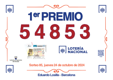 1º Premio Lotería Nacional vendido aquí!